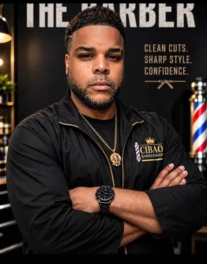 Kandela, barber at Cibao