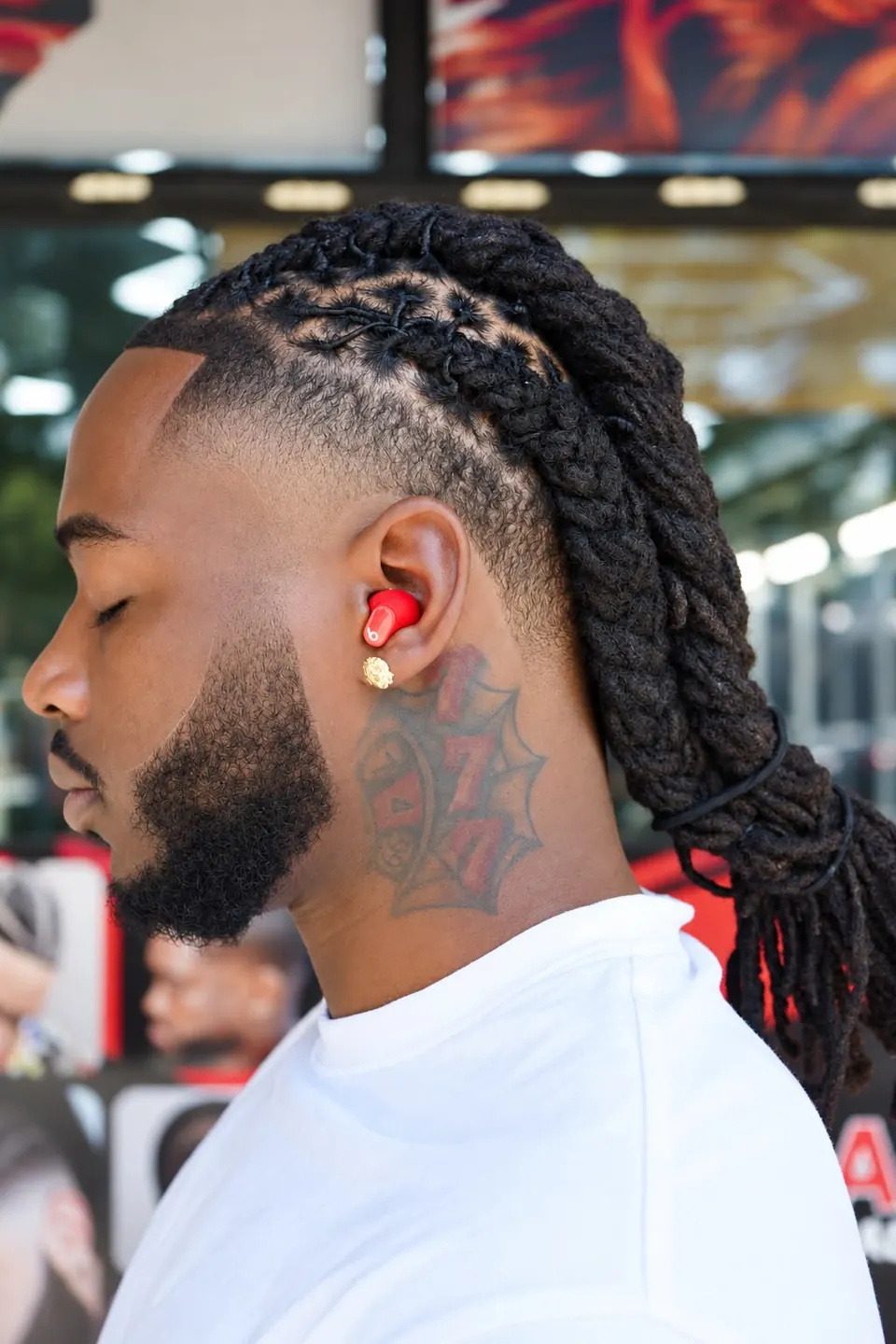 Long braids done at Cibao
